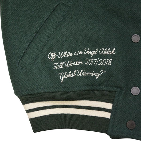 OFFWHITE Virsity Stadium Jacket ウールスタジャン ジャケット ブルゾン OWEA034E17645034 古着・中古-5枚目のアイテム画像