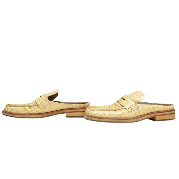 ARCHES  EMBOSSED MULE クロコ型押しローファー ブーツ ミュール FMROWACH1005A8