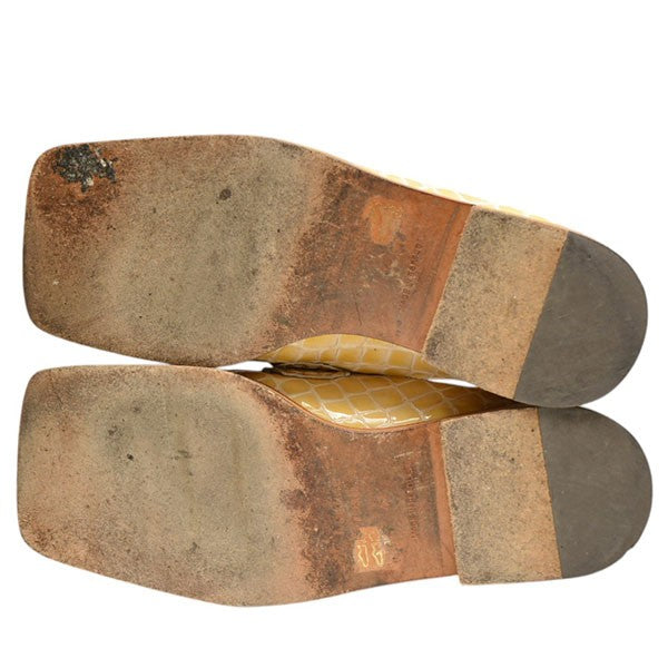 ARCHES  EMBOSSED MULE クロコ型押しローファー ブーツ ミュール FMROWACH1005A8