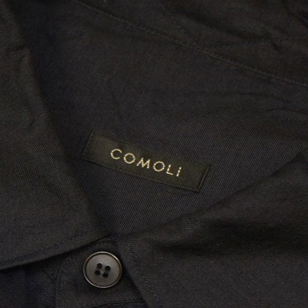 COMOLI 2023SS ウールシルクコモリシャツ X01-02014 古着・中古-6枚目のアイテム画像