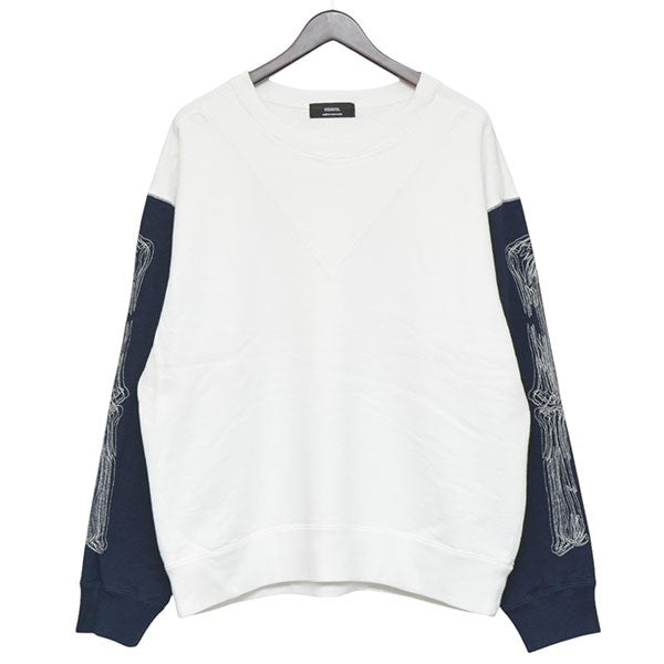 ensou. エンソウ　bone スウェット　トレーナー ensou．(エンソウ) 2022SS Bone Sweatshirt ボーンクルーネック