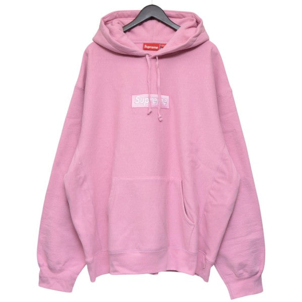 shin　Supreme ピンク BOXロゴパーカー 2024 サイズL Supreme(シュプリーム) 2024AW Box Logo Hooded Sweatshirt ボックス