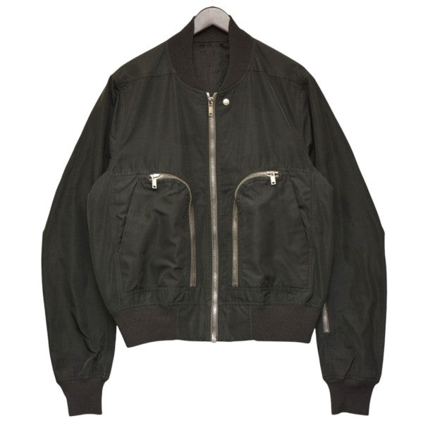 RICK OWENS 2021AW BAUHAUS FLIGHT JACKET フライトジャケット ブルゾン RU01B1791-TFR 古着・中古-1枚目のアイテム画像