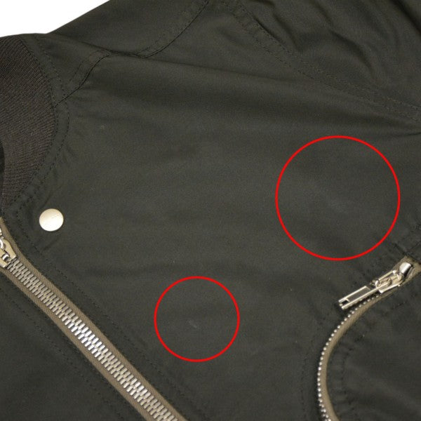 RICK OWENS 2021AW BAUHAUS FLIGHT JACKET フライトジャケット ブルゾン RU01B1791-TFR 古着・中古-7枚目のアイテム画像
