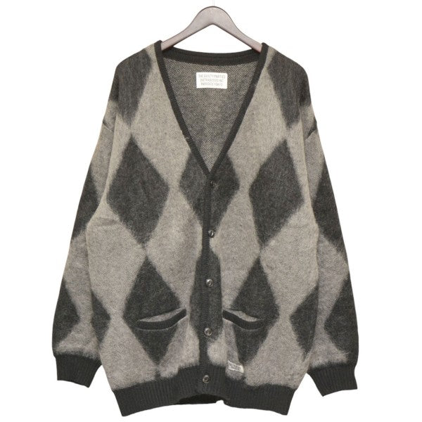 WACKO MARIA(ワコマリア) 2020AW DIAMOND MOHAIR CARDIGAN モヘア