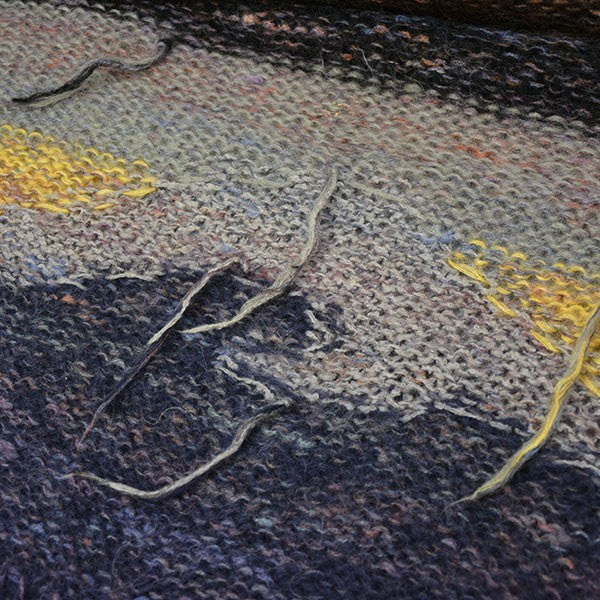 2022AW Mt Fuji on 1st January 2022 富士山モチーフハイネックモヘヤニット セーター KGAW22-K05