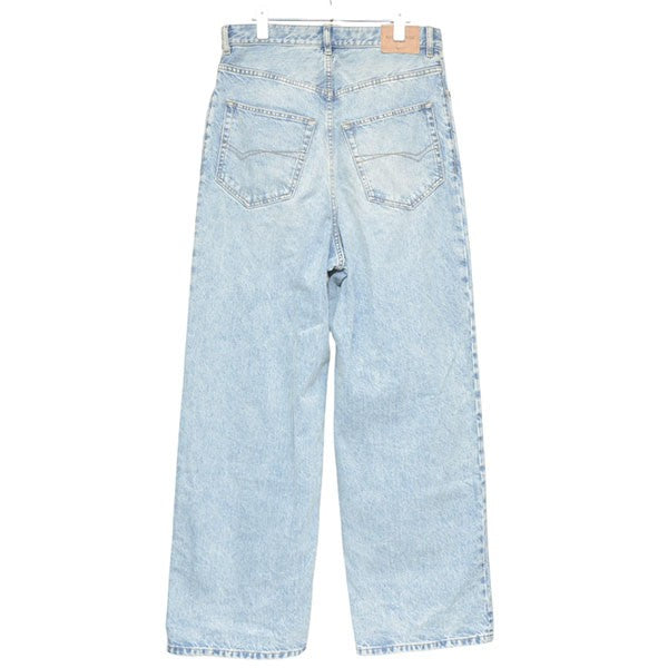 BALENCIAGA Baggy Pants USED加工バギーデニムパンツ 745213 TRW55 古着・中古-2枚目のアイテム画像