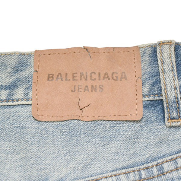 BALENCIAGA Baggy Pants USED加工バギーデニムパンツ 745213 TRW55 古着・中古-7枚目のアイテム画像