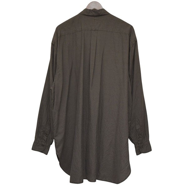 COMOLI 2025SS シルク製品染シャツ B01-02014 古着・中古-2枚目のアイテム画像