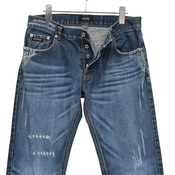 BURBERRY BLACK LABEL ダメージ加工デニムパンツ BMS07-200-28 古着・中古-3枚目のアイテム画像