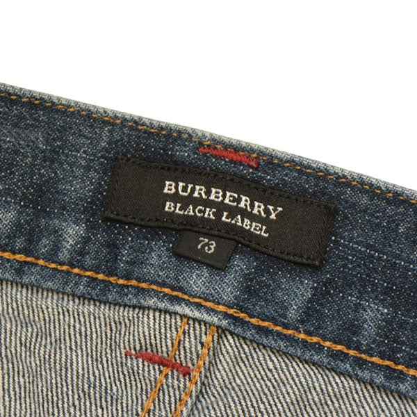 BURBERRY BLACK LABEL ダメージ加工デニムパンツ BMS07-200-28 古着・中古-6枚目のアイテム画像
