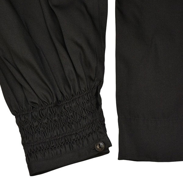 ARTS&SCIENCE 2023AW Smocking sleeve blouse Double warp silk プルオーバーシルクシャツ 0233-L6248-2076 古着・中古-5枚目のアイテム画像