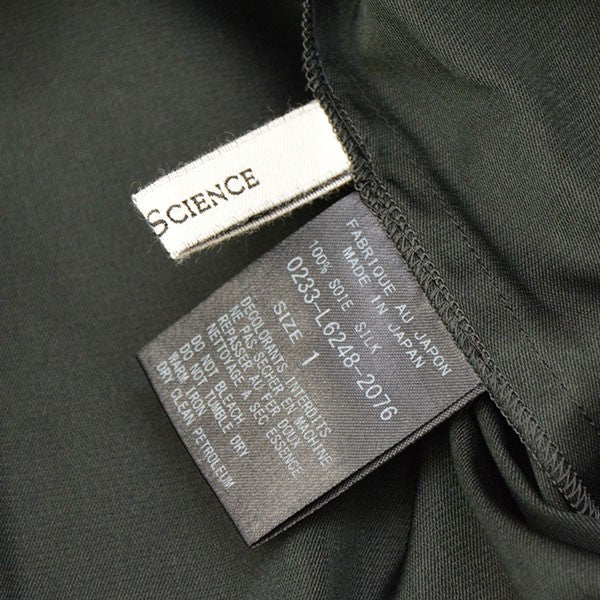 ARTS&SCIENCE 2023AW Smocking sleeve blouse Double warp silk プルオーバーシルクシャツ 0233-L6248-2076 古着・中古-7枚目のアイテム画像