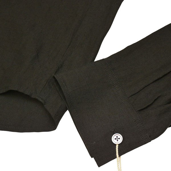 ARTS&SCIENCE 2024SS No collar standard shirt ノーカラーリネンシャツ 0241-U601D-1030 古着・中古-4枚目のアイテム画像