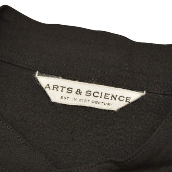 ARTS&SCIENCE 2024SS No collar standard shirt ノーカラーリネンシャツ 0241-U601D-1030 古着・中古-6枚目のアイテム画像