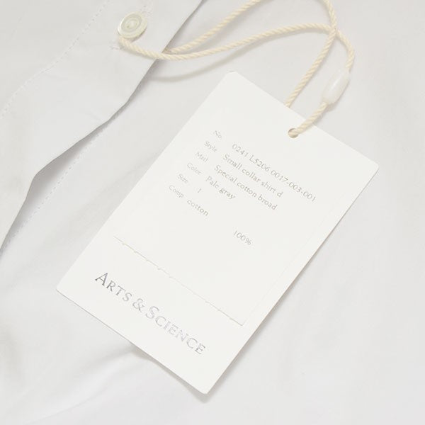 ARTS&SCIENCE 2024SS Small collar shirt dress スモールカラーシャツワンピース 0241-L5206-0017 古着・中古-8枚目のアイテム画像