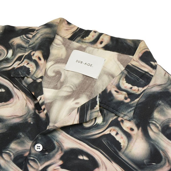 SUB-AGE. 2018SS LONG SLEEVE ALOHA SHIRT ロングスリーブアロハシャツ 18SS-SASH-03 古着・中古-3枚目のアイテム画像