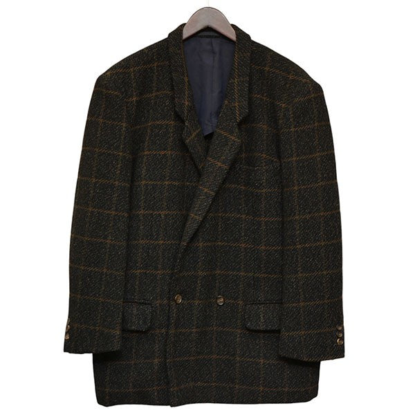 1981-1983AW デカオム ウールチェックダブルジャケット HJ-05018