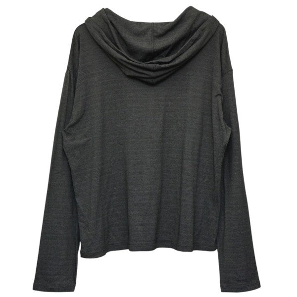 Disturbing Glitter Hoodie ラメ加工フーデットロングスリーブTシャツ