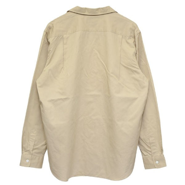 コットンシルクツイルオープンカラーシャツ 開襟シャツ 860740