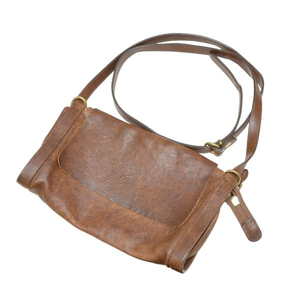 レザーフラップショルダーバッグ サコッシュショルダーバッグ