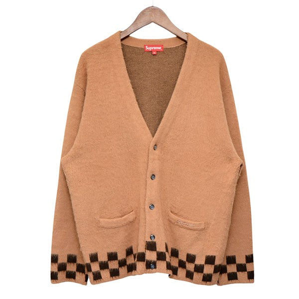 2021SS Brushed Checkerboard Cardigan チェック柄カーディガン