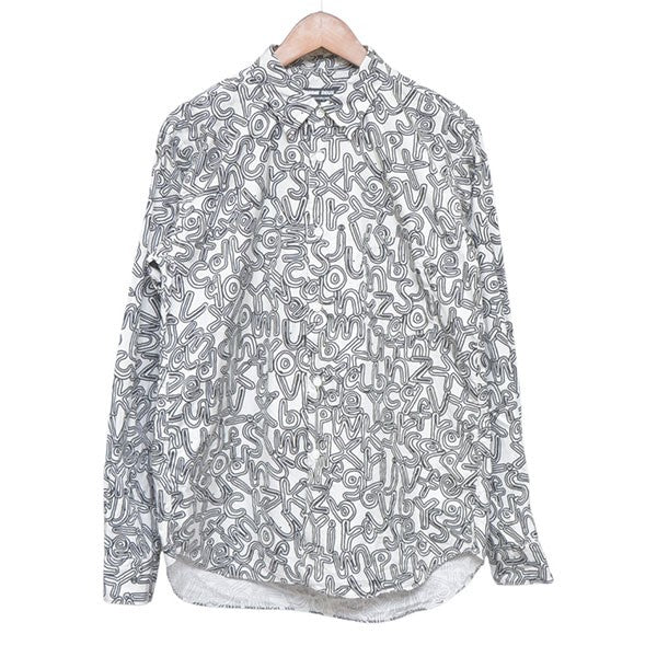 2024AW 総柄レギュラーカラーシャツ ブラウス DN-B050