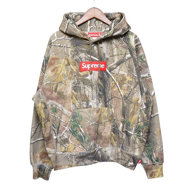 2025AW Box Logo Hooded Sweatshirt Realtree ボックスロゴパーカー カモ柄 リアルツリー