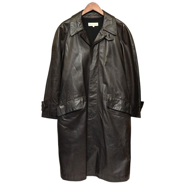 ライカ期 レザーロングトレンチコート レザーコート 3651-4902
