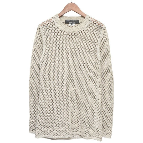 2015SS メッシュニット リネンセーター PO-N016