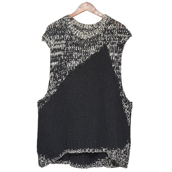 yoke 24ss ニットベスト YOKE(ヨーク) 2024SS INTARSIA CREWNECK VEST クルーネックニット