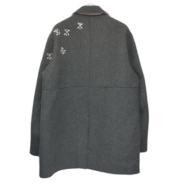 2024AW RAINDROP STUDS COAT レインドロップスタッズコート ウールハーフコート MPFW-CT0124