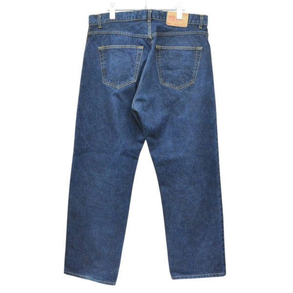 OLD STUSSY USA MADE 赤タグ ワイドデニムパンツ