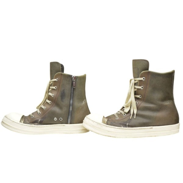 2025SS Hollywood Vintage High サイドジップヴィンテージハイカットスニーカー RR01E5890 LCT 3411
