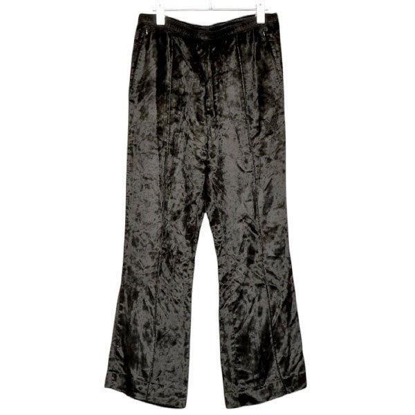 S.l. W.u. Boot-cut Pant Polish ブーツカットベロアイージーパンツ HM118