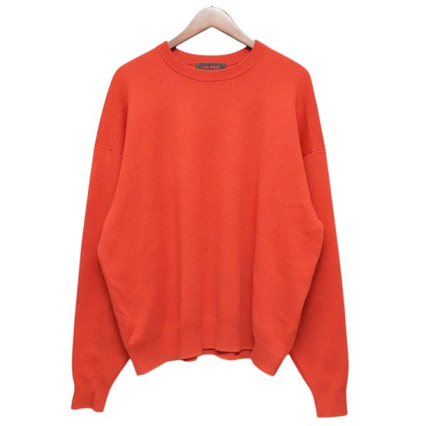 2019AW コットンカシミヤ クルーネックプルオーバー ニットセーター 59029402003