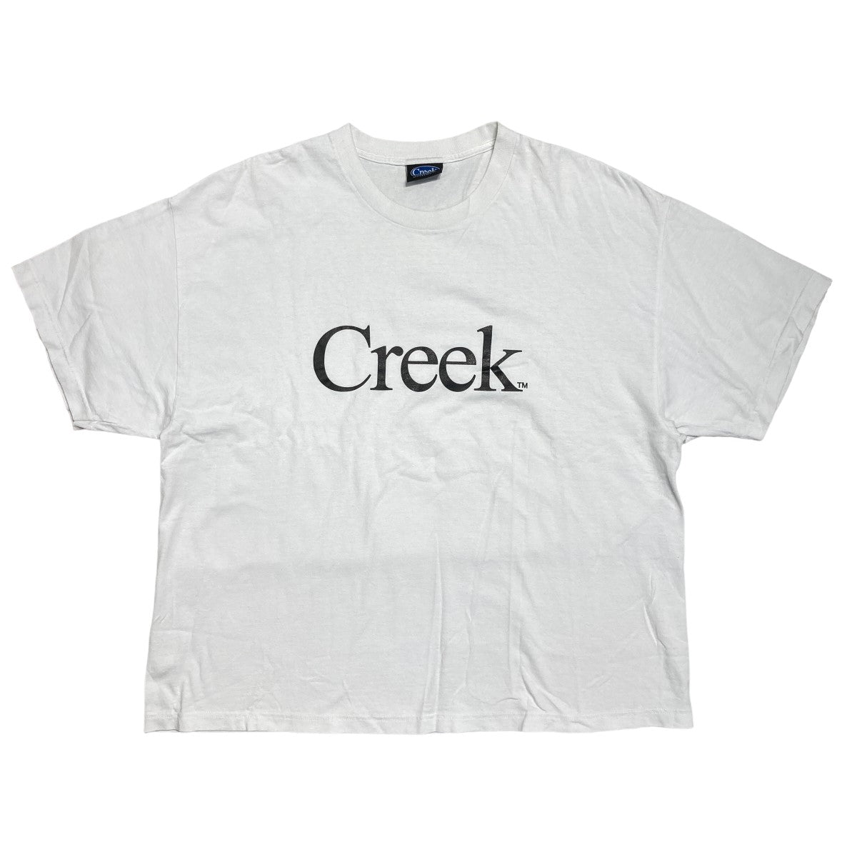 creek angler’s device(クリークアングラーズデバイス) Logo S／S Tee　ロゴプリント　Tシャツ ホワイト サイズ  12｜【公式】カインドオルオンライン ブランド古着・中古通販【kindal】
