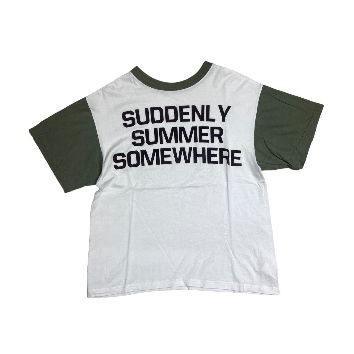 BI-COLOR TEE CUT&SEWN半袖カットソーMB211-7005
