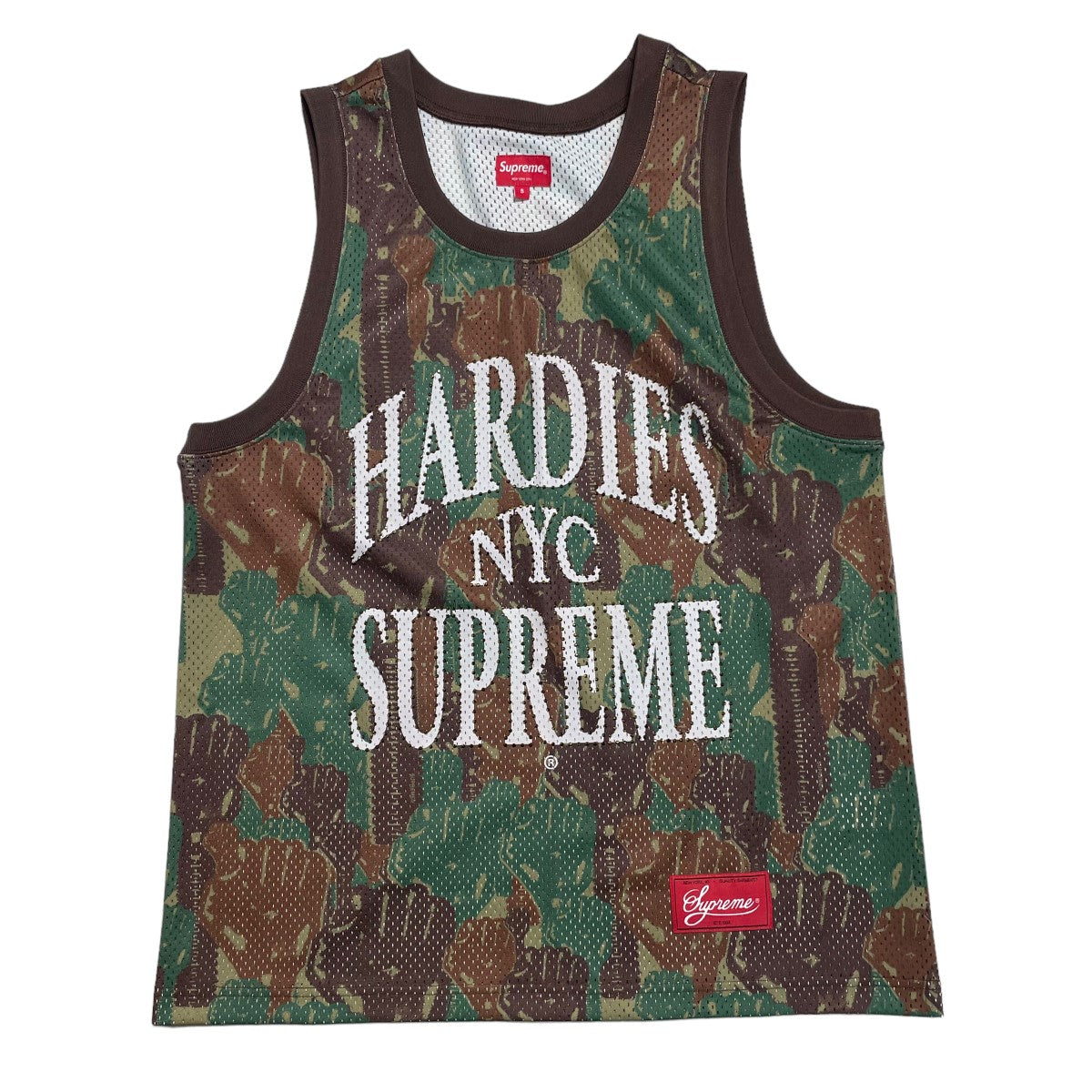SUPREME(シュプリーム) Hardies Camo Basketball Jersey タンクトップ カーキ サイズ  14｜【公式】カインドオルオンライン ブランド古着・中古通販【kindal】