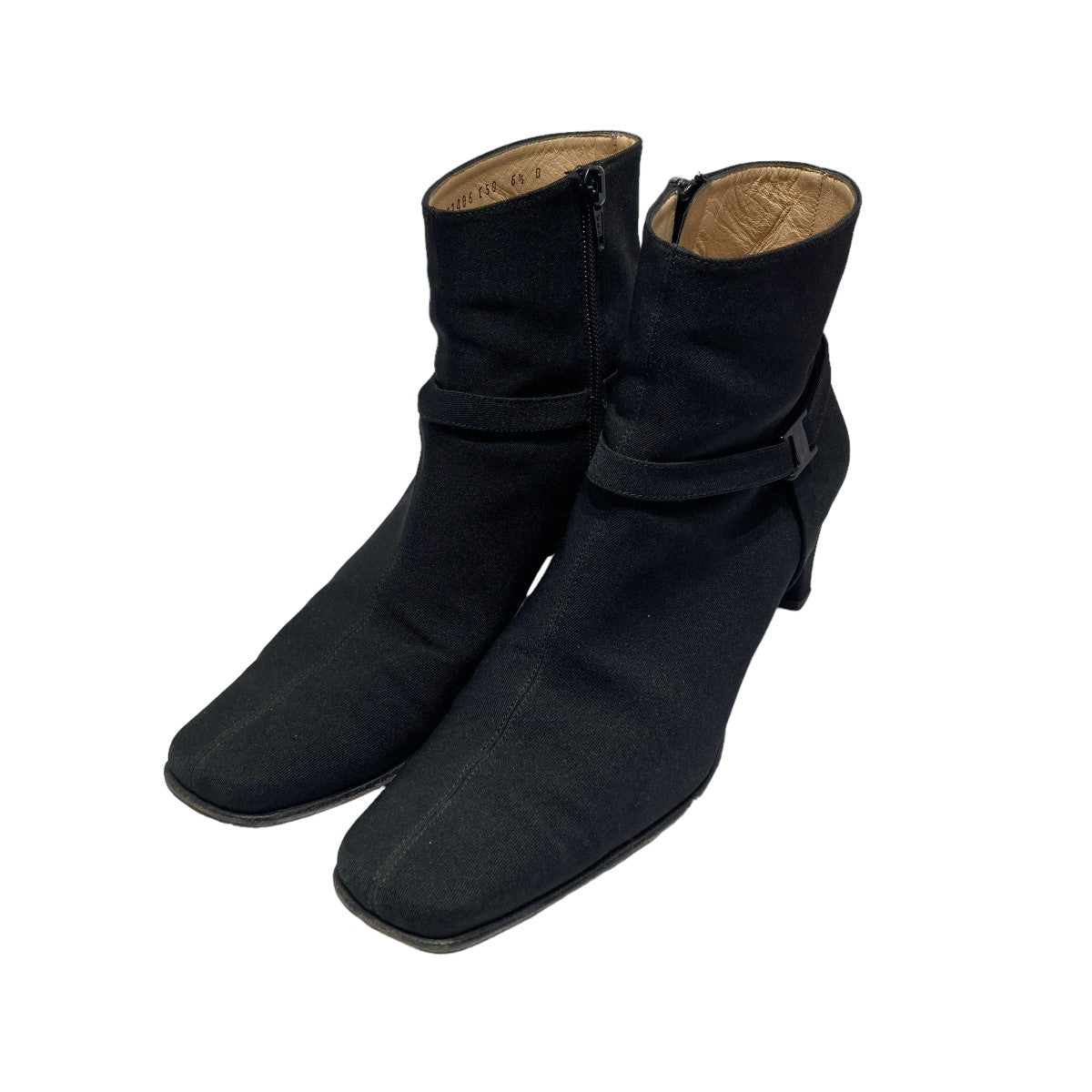 美品 値下げフェラガモ ショートブーツ 黒 6D 23㎝～23.5㎝7cm - 靴
