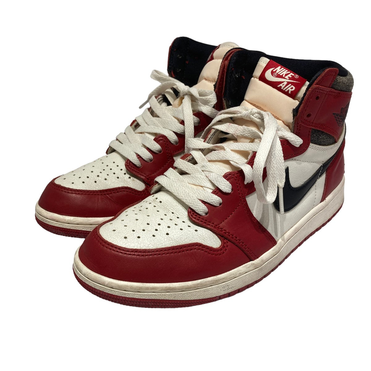 NIKE(ナイキ) Air Jordan 1 High OG Lost ＆ Found／Chicago エアジョーダン1 ハイ  OG／DZ5485-612 DZ5485-612 ホワイト×レッド サイズ 27cm｜【公式】カインドオルオンライン  ブランド古着・中古通販【kindal】