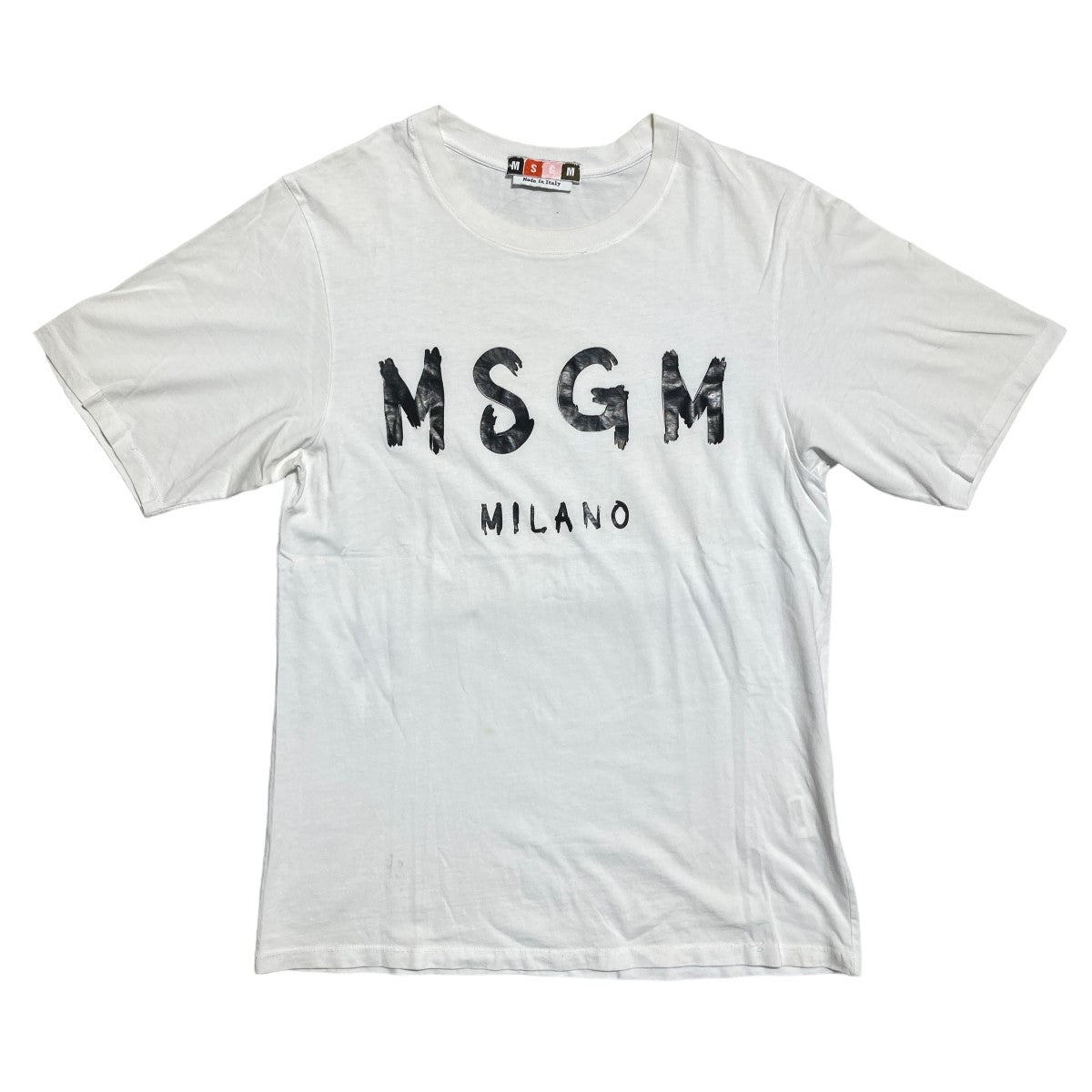 MSGM(エムエスジーエム) ロゴプリント 半袖カットソー／1740MM64 ...