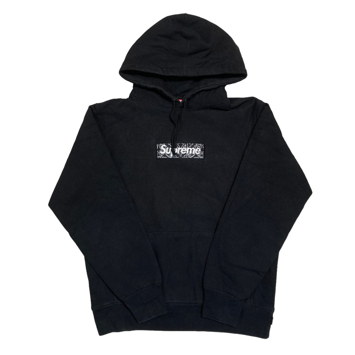 Supreme(シュプリーム) Bandana Box Logo Hooded Sweatshirtプルオーバーパーカー ブラック サイズ  M｜【公式】カインドオルオンライン ブランド古着・中古通販【kindal】