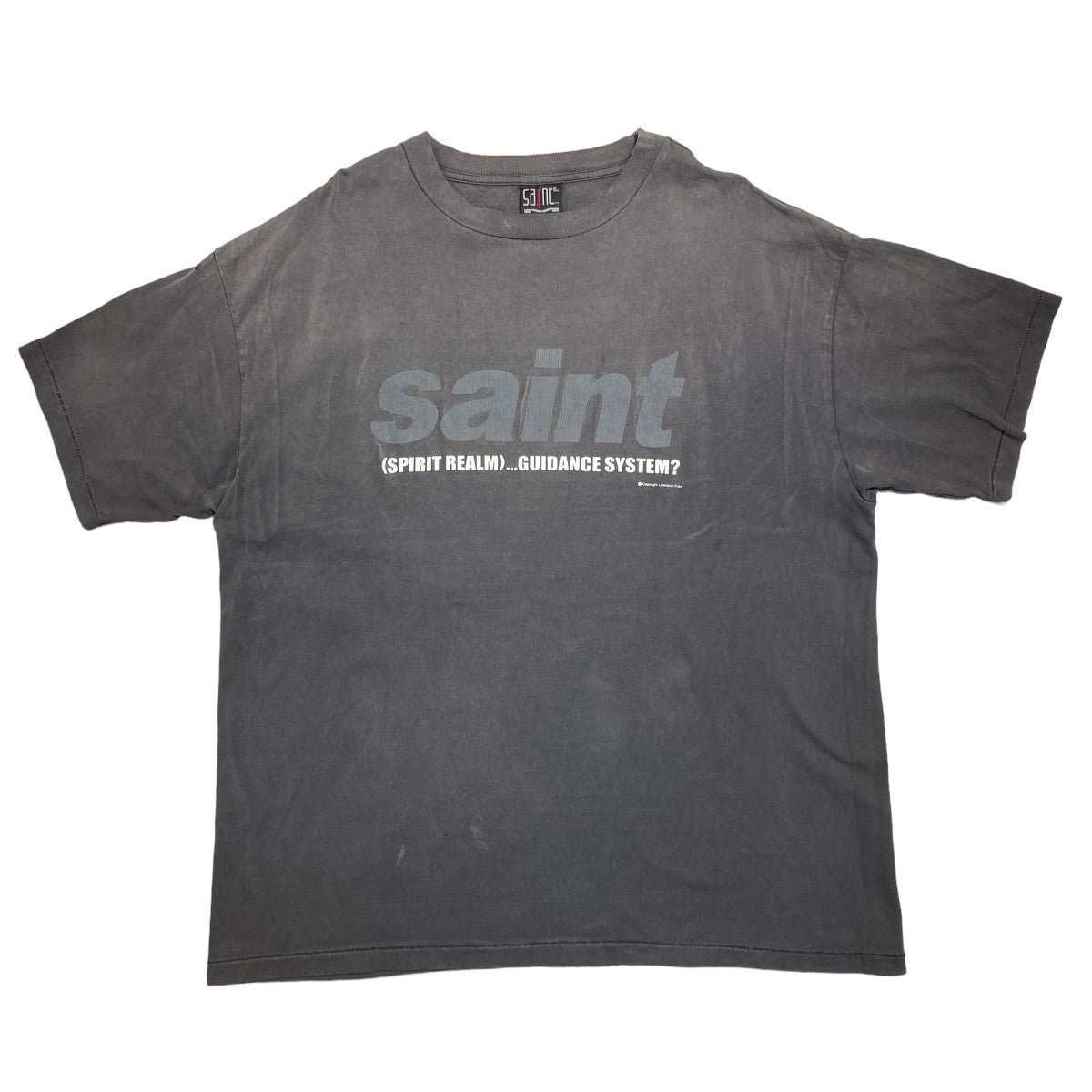 SAINT MICHAEL(セントマイケル) 2023SS SS TEE ST SYSTEMプリント半袖TシャツSM-S23-0000-006  SM-S23-0000-006 グレー サイズ XXL｜【公式】カインドオルオンライン ブランド古着・中古通販【kindal】