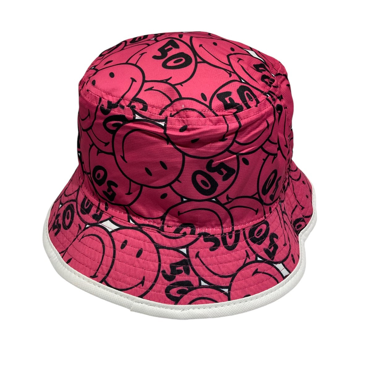 MICHAEL KORS Smiley Reversible Bucket Hatリバーシブルバケットハット 古着・中古-4枚目のアイテム画像