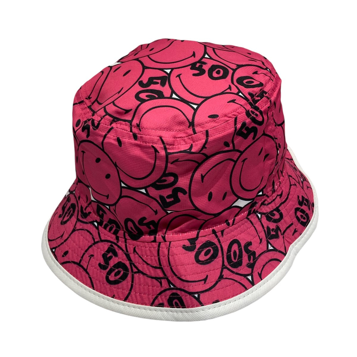 MICHAEL KORS Smiley Reversible Bucket Hatリバーシブルバケットハット 古着・中古-5枚目のアイテム画像