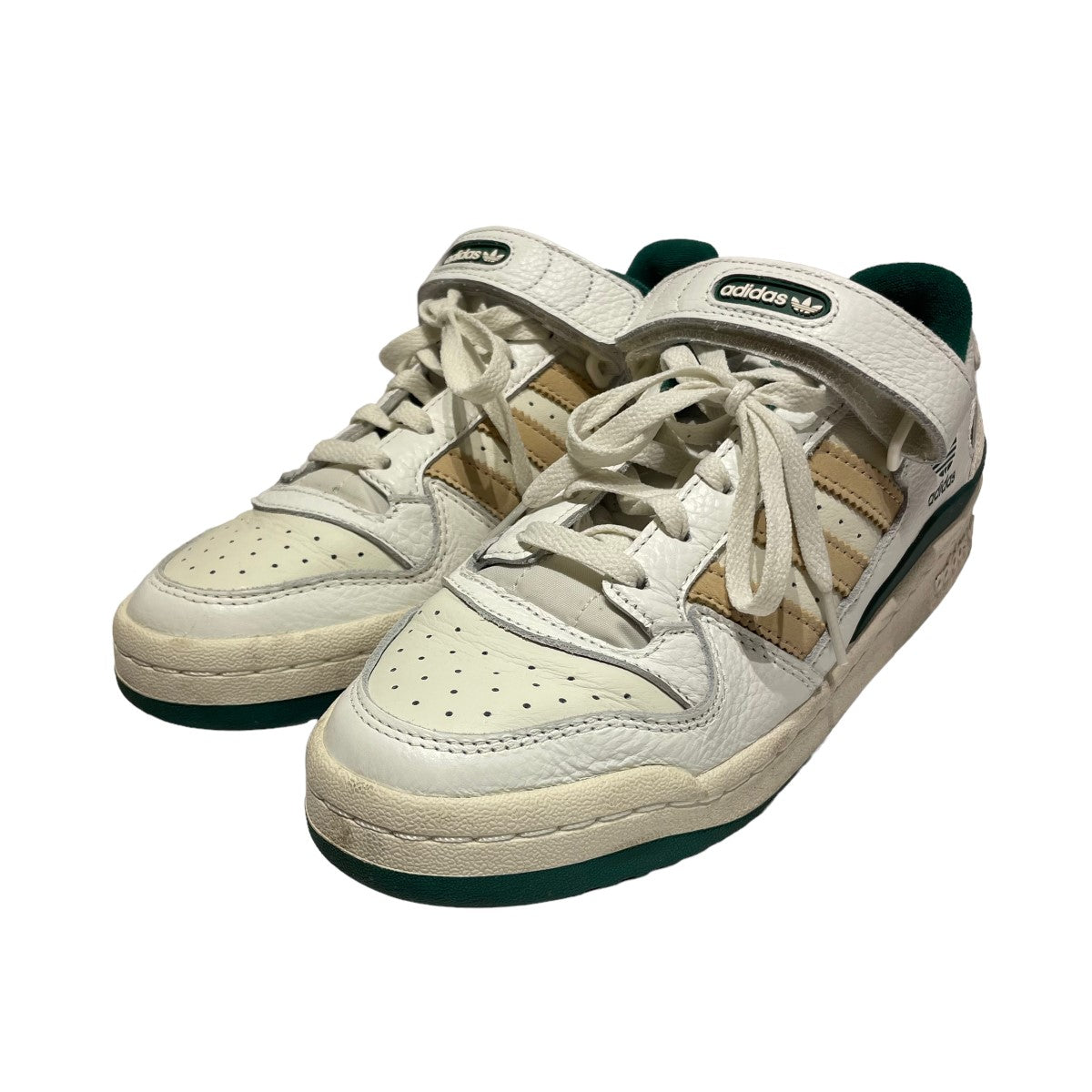 adidas(アディダス) Forum Low Dark Green Core White Magic Beigeフォーラム ロー  スニーカーIE4585 IE4585 ホワイト サイズ 25.5cm｜【公式】カインドオルオンライン ブランド古着・中古通販【kindal】