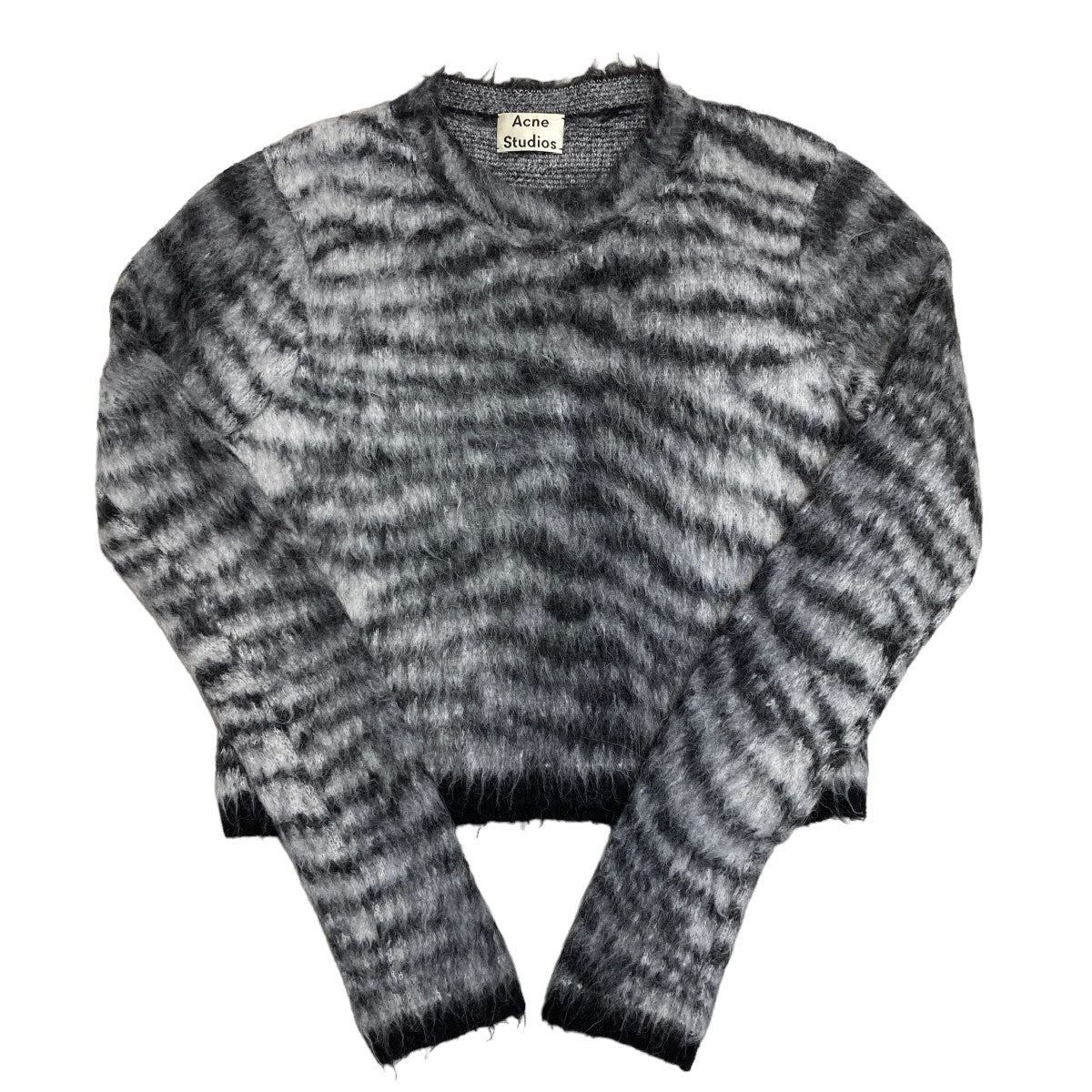 ACNE STUDIOS(アクネストゥディオズ) モヘヤ混ローゲージニットFN-WN-KNIT000177 FN-WN-KNIT000177 グレー  サイズ S｜【公式】カインドオルオンライン ブランド古着・中古通販【kindal】