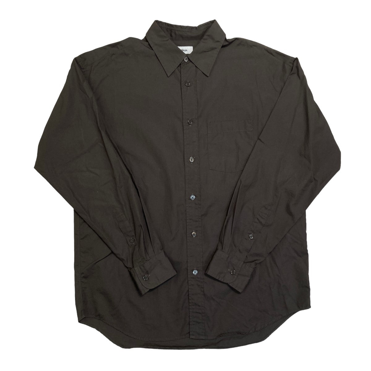 ALLEGE(アレッジ) Standard Shirt長袖シャツALSTN-SH01 ALSTN-SH01 ブラウン サイズ  3｜【公式】カインドオルオンライン ブランド古着・中古通販【kindal】