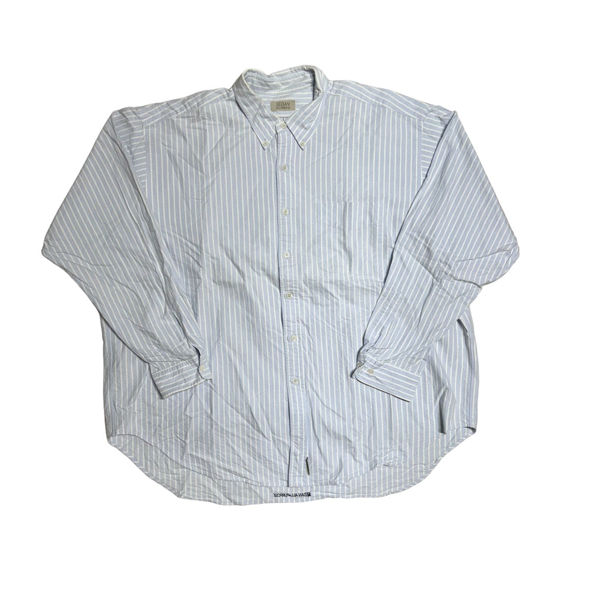 SEDAN ALL-PURPOSE(セダンオールパーパス) Oxford Stripe Big BD  ShirtストライプボタンダウンシャツSD21F-SH01 SD21F-SH01 ブルー サイズ XXL｜【公式】カインドオルオンライン  ブランド古着・中古通販【kindal】